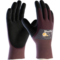 MaxiDry&reg; Gloves, Medium, Foam Nitrile Coating, 18 Gauge, Nylon Shell Groupe Belzile Dickner