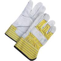 Gants d'ajusteur classiques, Taille unique, Paume en Cuir de vache refendu, Doublure en Molleton Groupe Belzile Dickner