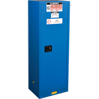 ChemCor&reg; Lined Hazardous Material Slimline Safety Cabinets, 22 gal., 23.25" x 65" x 18" Groupe Belzile Dickner
