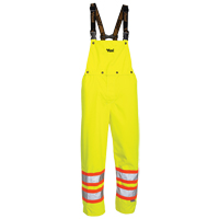 Pantalons 300 deniers Professional Journeyman, Polyester, Petit, Jaune lime haute visibilit&eacute; Groupe Belzile Dickner
