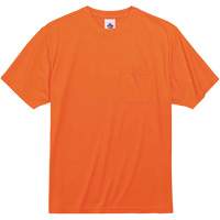 GloWear 8089 Non-Certified T-Shirt, Polyester, Small, High Visibility Orange Groupe Belzile Dickner