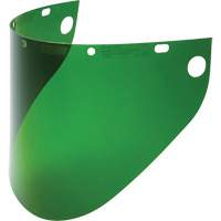 Fibre-Metal&reg; Extended View Faceshield Visor, Propionate, Green Tint Groupe Belzile Dickner