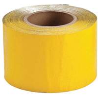 Temporary Pavement Marking Tape, 4" x 150', Vinyl, Yellow Groupe Belzile Dickner