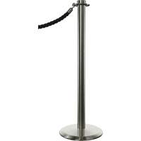 Portable Posts, 34" High, Polished Chrome Groupe Belzile Dickner