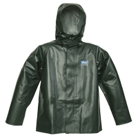 Manteau de pluie Journeyman r&eacute;sistant aux produits chimiques, Petit, Vert, Polyester/PVC Groupe Belzile Dickner