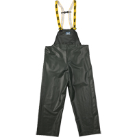 Pantalon de pluie &agrave; bavette Journeyman r&eacute;sistant aux produits chimiques, Petit, Vert, Polyester/PVC Groupe Belzile Dickner