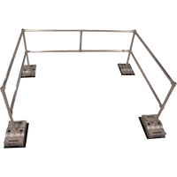 RoofGuard Classic System - Packaged Kits, Aluminum, 72" W x 108" L x 42" H Groupe Belzile Dickner