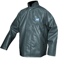 Manteau de pluie Journeyman résistant aux produits chimiques, Polyester, Petit, Vert SFQ559 | Dickner Inc