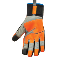 Gants utilitaires thermiques haute visibilit&eacute; performants et &eacute;tanches ProFlex 818WP, Paume Polyur&eacute;thane, Taille Petit Groupe Belzile Dickner