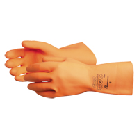 Gants de poids lourds 408, Taille Petit/7, 13" lo, Latex, Doublure en Ouat&eacute;e, 30 mils Groupe Belzile Dickner