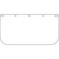 Visi&egrave;re pour &eacute;cran facial Dynamic, PETG, Teinte Transparent Groupe Belzile Dickner