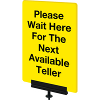 Sign Bracket for Portable Post, Black Groupe Belzile Dickner