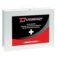 Dynamic General-Purpose Industrial First Aid Kit, Class 1 Medical Device, Metal B Groupe Belzile Dickner