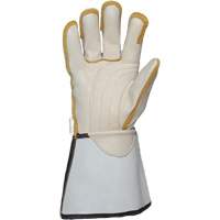 Linemans Glove, Small, Grain Cowhide Palm Groupe Belzile Dickner