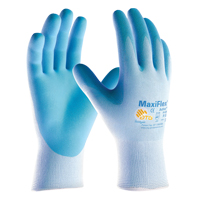Gants enduits ultra l&eacute;gers MaxiFlex ATG, 6/T-petit, R&ecirc;vetement Mousse de nitrile, Calibre 15, Enveloppe en Nylon Groupe Belzile Dickner