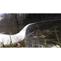 SpillBoa Bale, Oil Only, 25' L x 5" W, 28 gal. Absorbancy, 4 /Pack Groupe Belzile Dickner