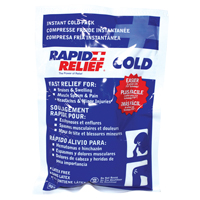 Compresse froide instantan&eacute;e Rapid Relief, Froid, Utilisation unique, 5" x 9" Groupe Belzile Dickner