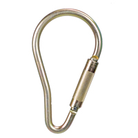 Carabiner, Steel, 5000 lbs Capacity Groupe Belzile Dickner