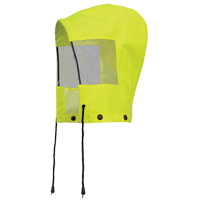6037H Capuchon pour manteau de s&eacute;curit&eacute; imperm&eacute;able pour le contr&ocirc;le de la circulation, Jaune lime haute visibilit&eacute;, Polyester Groupe Belzile Dickner
