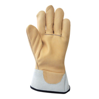 Lineman's Gloves, Small, Grain Cowhide Palm Groupe Belzile Dickner