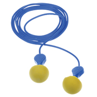 Bouchons d'oreilles d&eacute;tectables E-A-Rsoft Express Pod, Avec cordon, R&eacute;gulier, Vrac - Sachet coussin, NRR dB 23 Groupe Belzile Dickner