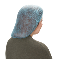 Bonnet bouffant pliss&eacute;, Polypropyl&egrave;ne, 21", Bleu Groupe Belzile Dickner