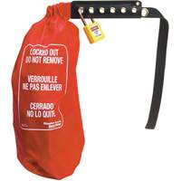 Sac de cadenassage &eacute;lectrique pour prise surdimensionn&eacute;e & contr&ocirc;le de palan, Type Prise Groupe Belzile Dickner