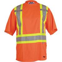 T-shirt de s&eacute;curit&eacute; Viking, Polyester, Petit, Orange haute visibilit&eacute; Groupe Belzile Dickner