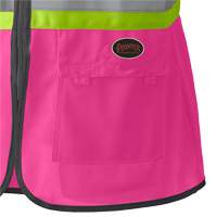 139PK Veste de s&eacute;curit&eacute; pour femme, Rose, T-petit, Polyester Groupe Belzile Dickner