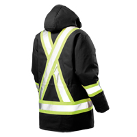 Parka de s&eacute;curit&eacute;, Noir, Grand Groupe Belzile Dickner