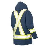 Parka de s&eacute;curit&eacute;, Bleu marine, Grand Groupe Belzile Dickner