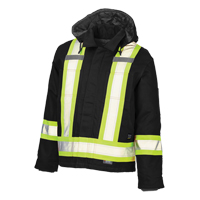 Manteau de s&eacute;curit&eacute;, Noir, Grand Groupe Belzile Dickner