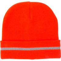 High Visibility Knit Hat with Reflective Stripe, High Visibility Orange, Acrylic Groupe Belzile Dickner