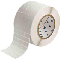 &eacute;tiquettes lustr&eacute;es pour plaques signal&eacute;tiques, Polyester m&eacute;talis&eacute;, 1" lo x 0,5" h, Argent Groupe Belzile Dickner