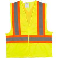 Veste de s&eacute;curit&eacute; pour la circulation, Jaune lime haute visibilit&eacute;, Moyen, Polyester Groupe Belzile Dickner