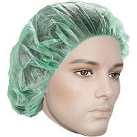 Bonnets bouffants, Polypropyl&egrave;ne, 21", Vert Groupe Belzile Dickner