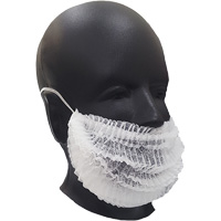 Beard Covers, Polypropylene, White Groupe Belzile Dickner