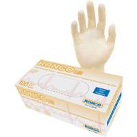 Gants jetables, Petit, Latex, 4 mils, Sans poudre, Naturel, Classe 2 Groupe Belzile Dickner