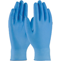 Gants jetables, Petit, Nitrile, 4 mils, Sans poudre, Bleu Groupe Belzile Dickner