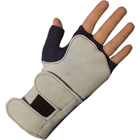 Anti-Impact Glove with Wrist Support, Cotton, Left Hand, X-Small Groupe Belzile Dickner
