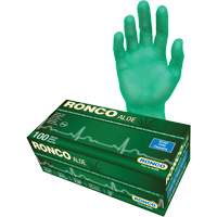 Gants jetables avec alo&egrave;s, Petit, Vinyle, 5 mils, Sans poudre, Vert Groupe Belzile Dickner