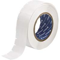 &eacute;tiquettes &agrave; transfert thermique B-461, Polyester, 0,6" lo x 1,625" h, Blanc Groupe Belzile Dickner