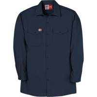 Chemise de travail de protection contre l'arc &eacute;lectrique, Petit, Bleu marin Groupe Belzile Dickner