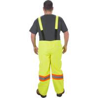 Salopette imperm&eacute;able RZ1000, Polyester, Petit, Jaune lime haute visibilit&eacute; Groupe Belzile Dickner