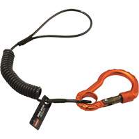 Squids&reg; 3156 Tool Lanyard, Coil, Carabiner/Loop Groupe Belzile Dickner