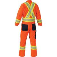 Combinaison ind&eacute;chirable, Petit, Orange haute visibilit&eacute; Groupe Belzile Dickner