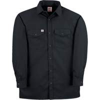Chemise de travail en tissu crois&eacute; avec boutons-pression, Hommes, Petit, Noir Groupe Belzile Dickner