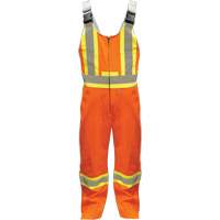 Overalls, Poly-Cotton, Small, High Visibility Orange Groupe Belzile Dickner