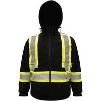 High-Visibility Hoodie, Polyester, Black, Small Groupe Belzile Dickner
