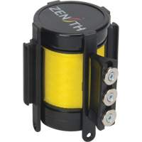 Magnetic Tape Cassette for Build-Your-Own Crowd Control Barrier, 12', Yellow Tape Groupe Belzile Dickner